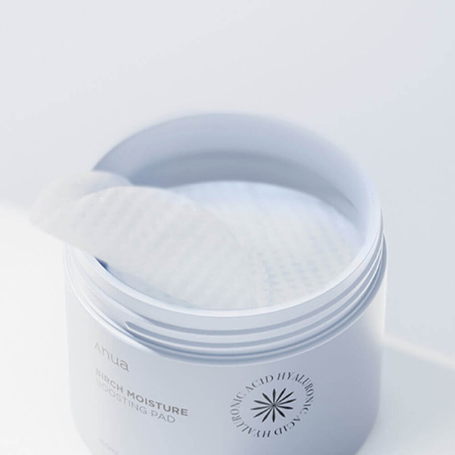 Зволожуючі тонер-педи для обличчя з березовим соком Anua Birch Moisture Boosting Pad 70ea, фото 4 Зволожуючі тонер-педи для обличчя з березовим соком Anua Birch Moisture Boosting Pad 70ea, фото 4